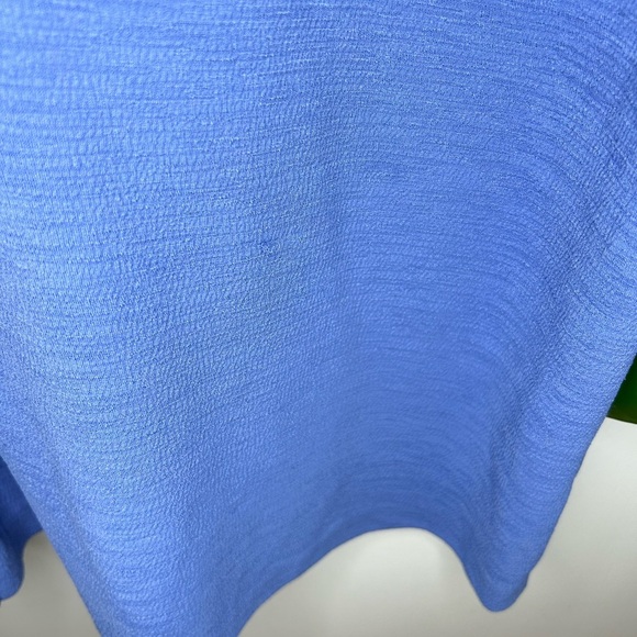 Adrianna Papell Blue Tie-Front Wrap Dress – Size 10 - Picture 6 of 12